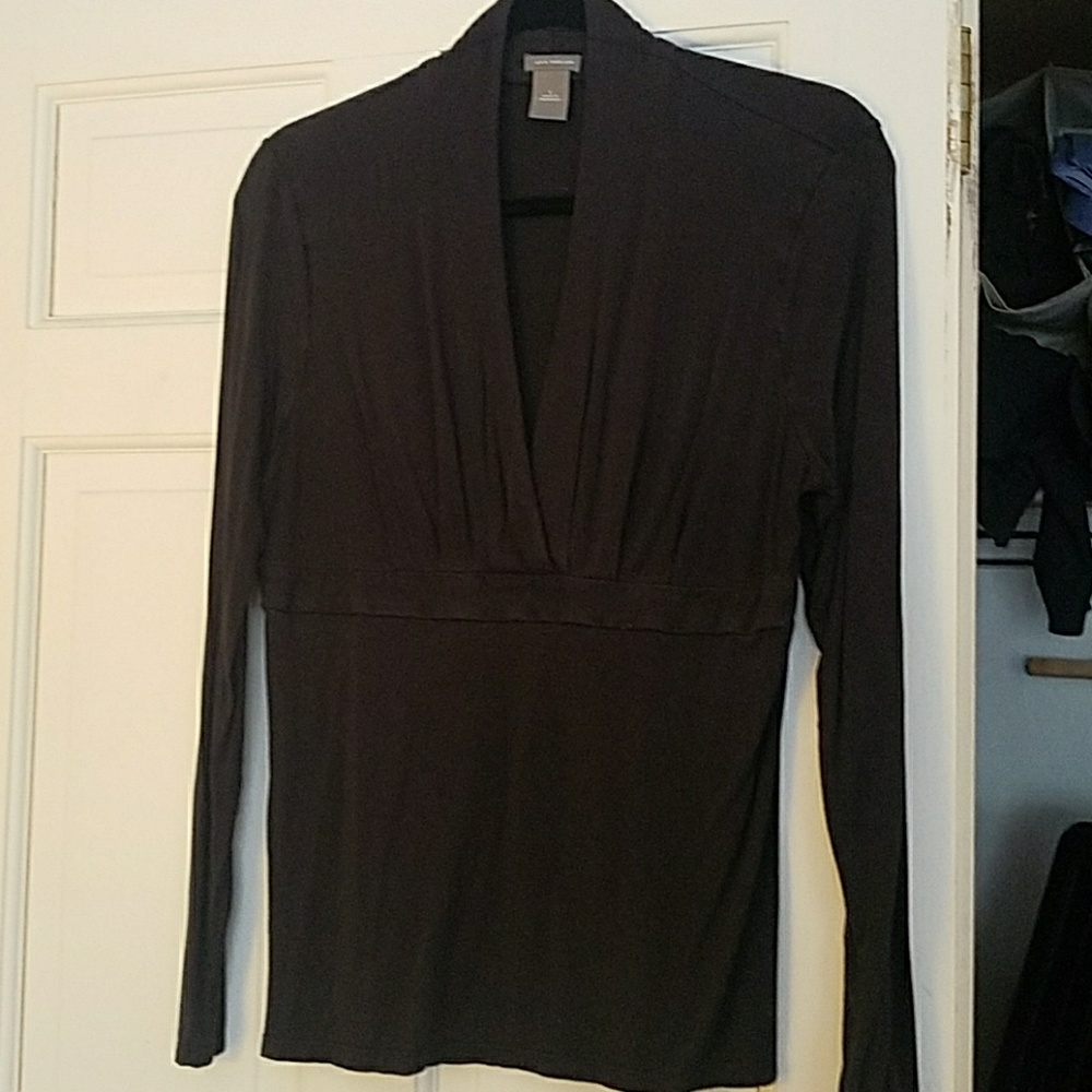 Black ann taylor blouse
